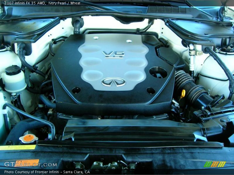 Ivory Pearl / Wheat 2007 Infiniti FX 35 AWD