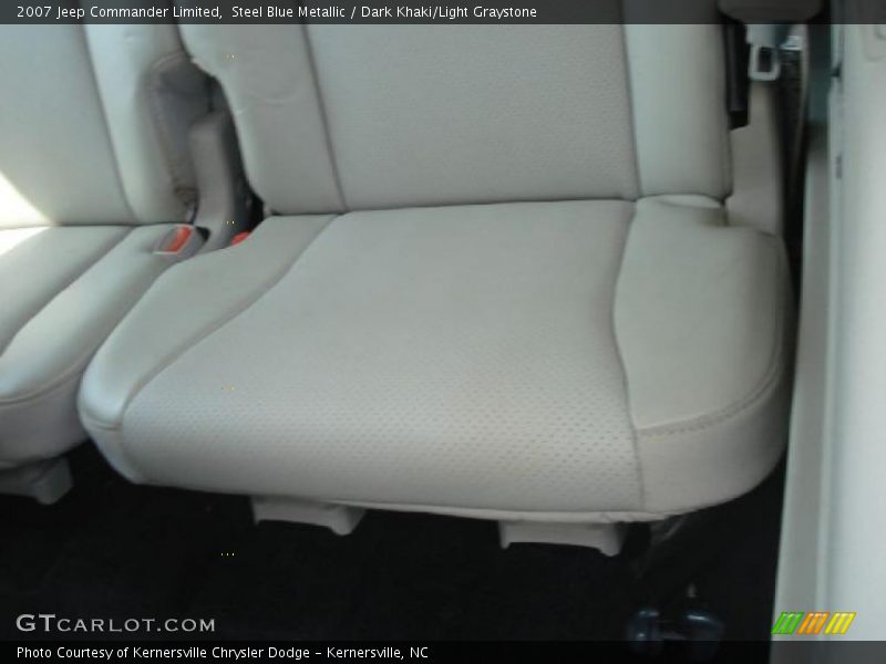 Steel Blue Metallic / Dark Khaki/Light Graystone 2007 Jeep Commander Limited