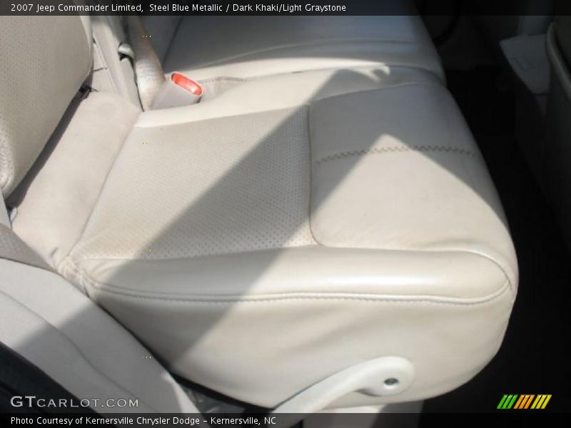 Steel Blue Metallic / Dark Khaki/Light Graystone 2007 Jeep Commander Limited