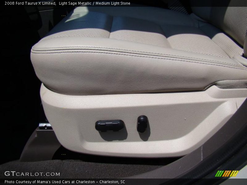 Light Sage Metallic / Medium Light Stone 2008 Ford Taurus X Limited