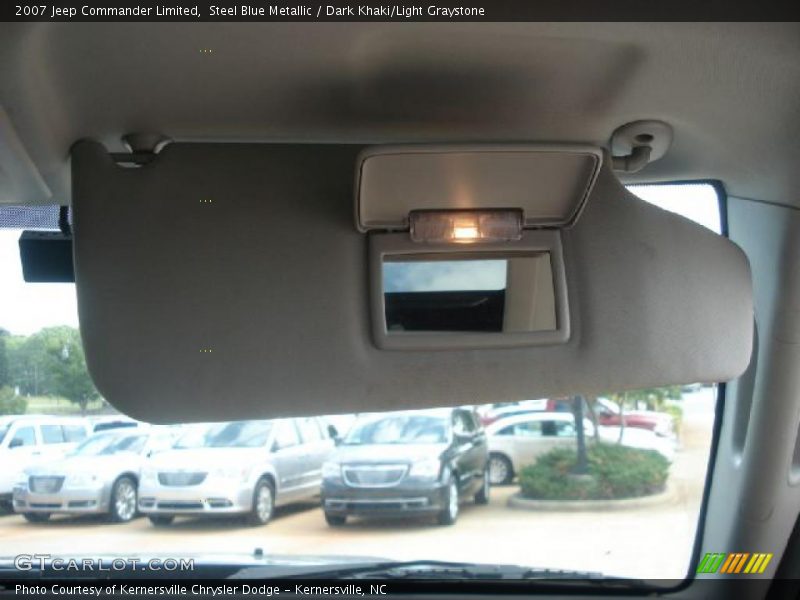 Steel Blue Metallic / Dark Khaki/Light Graystone 2007 Jeep Commander Limited