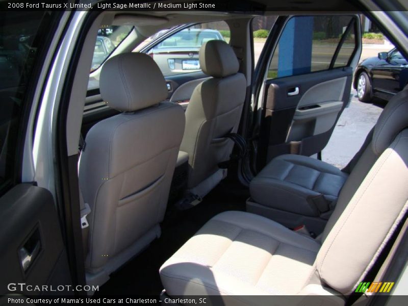 Light Sage Metallic / Medium Light Stone 2008 Ford Taurus X Limited