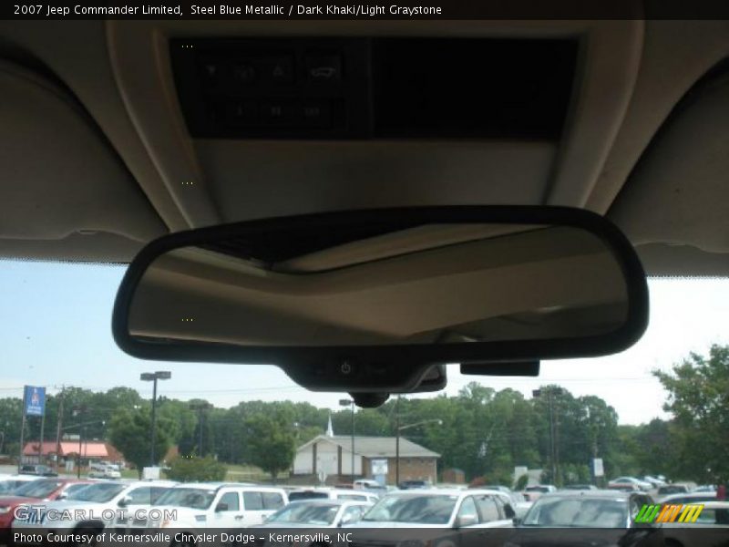 Steel Blue Metallic / Dark Khaki/Light Graystone 2007 Jeep Commander Limited