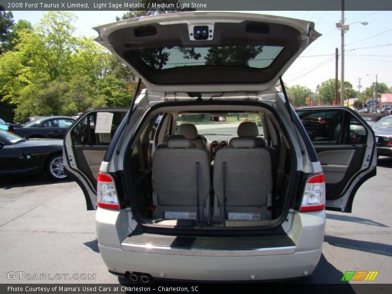 Light Sage Metallic / Medium Light Stone 2008 Ford Taurus X Limited