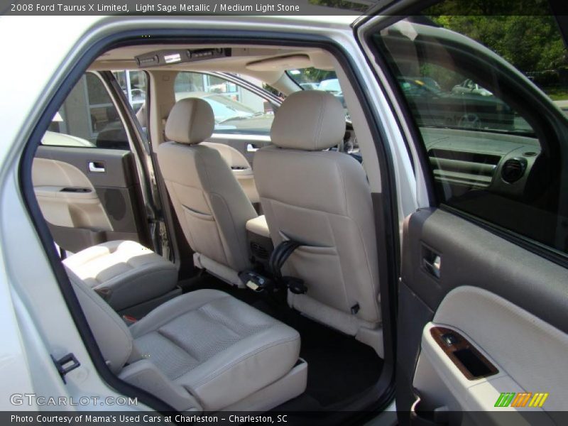 Light Sage Metallic / Medium Light Stone 2008 Ford Taurus X Limited