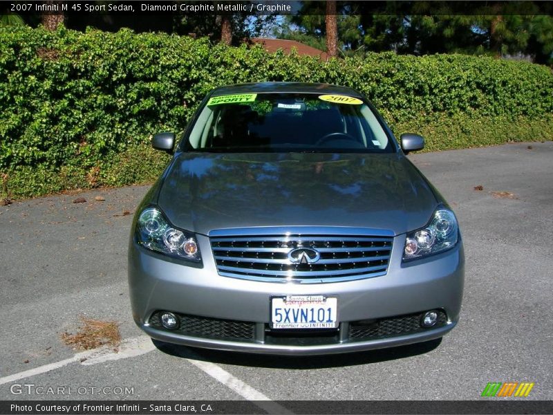 Diamond Graphite Metallic / Graphite 2007 Infiniti M 45 Sport Sedan