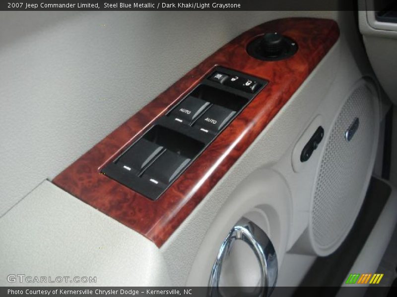 Steel Blue Metallic / Dark Khaki/Light Graystone 2007 Jeep Commander Limited