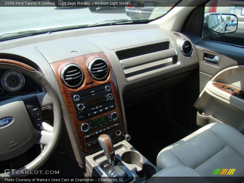Light Sage Metallic / Medium Light Stone 2008 Ford Taurus X Limited