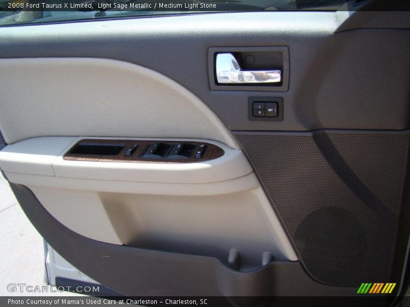 Light Sage Metallic / Medium Light Stone 2008 Ford Taurus X Limited