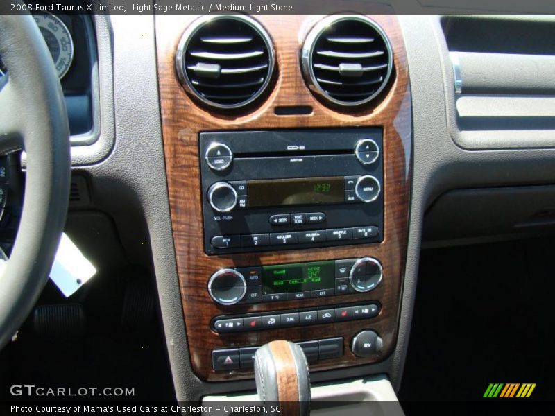 Light Sage Metallic / Medium Light Stone 2008 Ford Taurus X Limited
