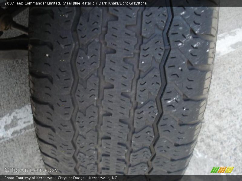 Steel Blue Metallic / Dark Khaki/Light Graystone 2007 Jeep Commander Limited