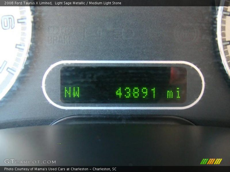 Light Sage Metallic / Medium Light Stone 2008 Ford Taurus X Limited