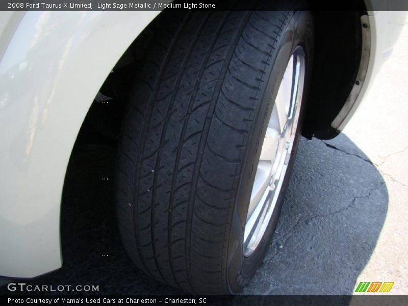 Light Sage Metallic / Medium Light Stone 2008 Ford Taurus X Limited
