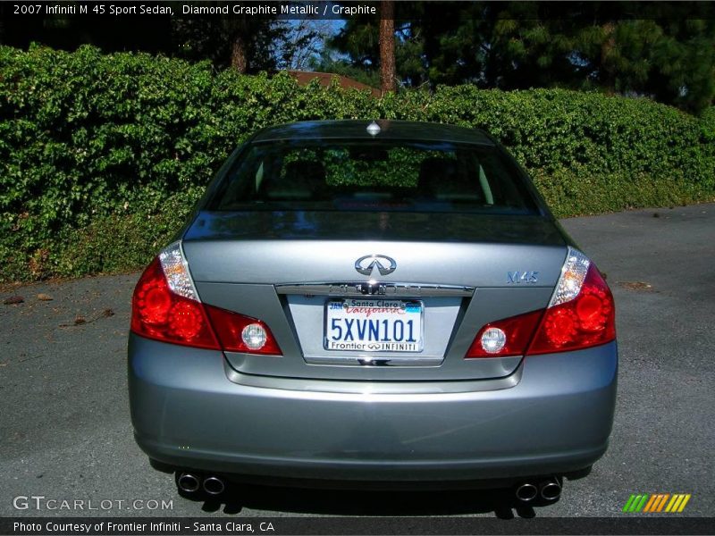 Diamond Graphite Metallic / Graphite 2007 Infiniti M 45 Sport Sedan
