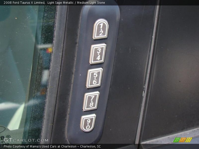 Light Sage Metallic / Medium Light Stone 2008 Ford Taurus X Limited