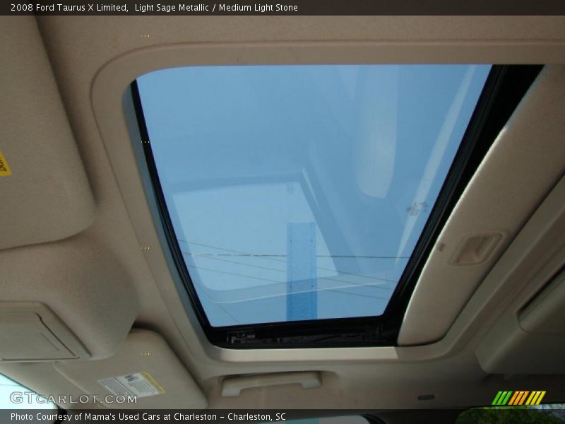 Light Sage Metallic / Medium Light Stone 2008 Ford Taurus X Limited