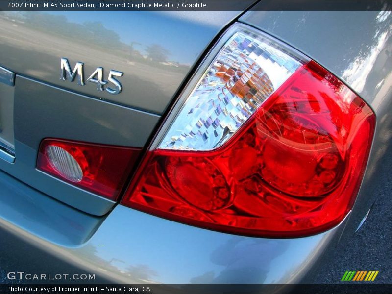 Diamond Graphite Metallic / Graphite 2007 Infiniti M 45 Sport Sedan