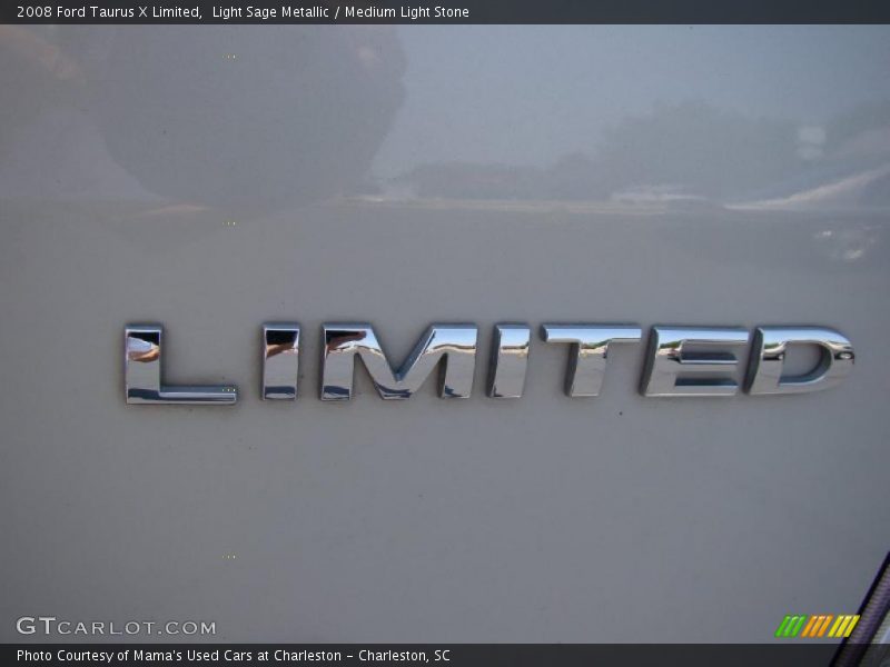 Light Sage Metallic / Medium Light Stone 2008 Ford Taurus X Limited