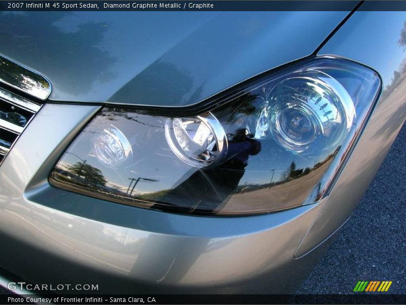 Diamond Graphite Metallic / Graphite 2007 Infiniti M 45 Sport Sedan