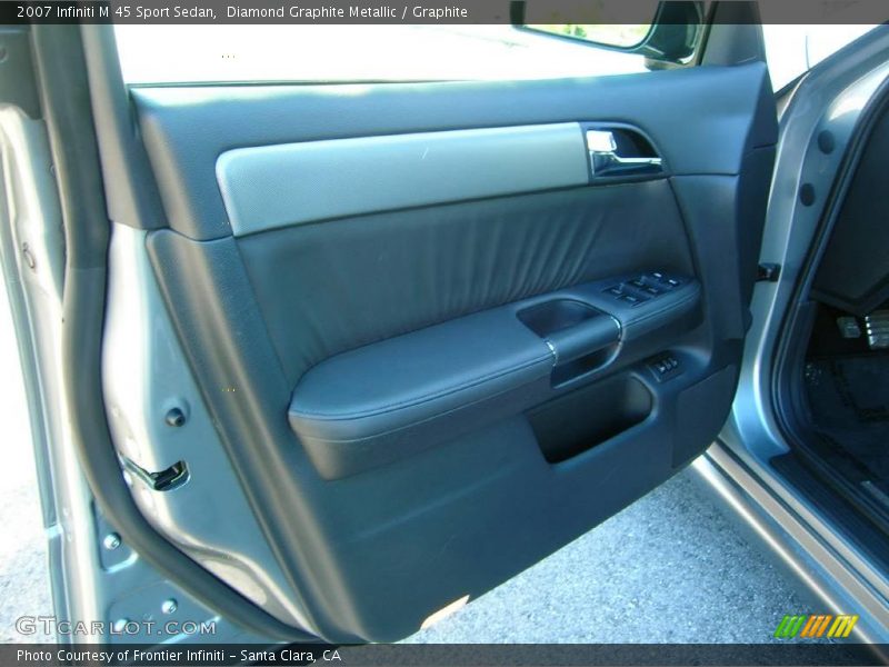 Diamond Graphite Metallic / Graphite 2007 Infiniti M 45 Sport Sedan