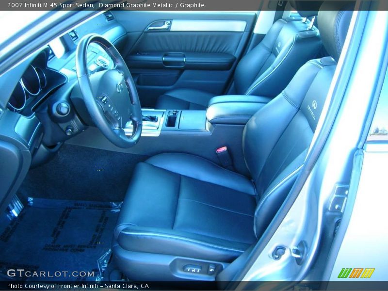 Diamond Graphite Metallic / Graphite 2007 Infiniti M 45 Sport Sedan