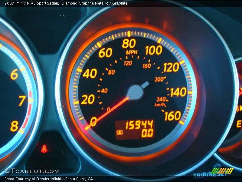 Diamond Graphite Metallic / Graphite 2007 Infiniti M 45 Sport Sedan