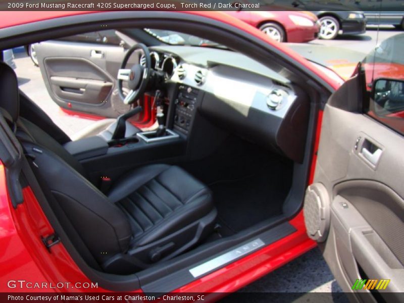 Torch Red / Dark Charcoal 2009 Ford Mustang Racecraft 420S Supercharged Coupe