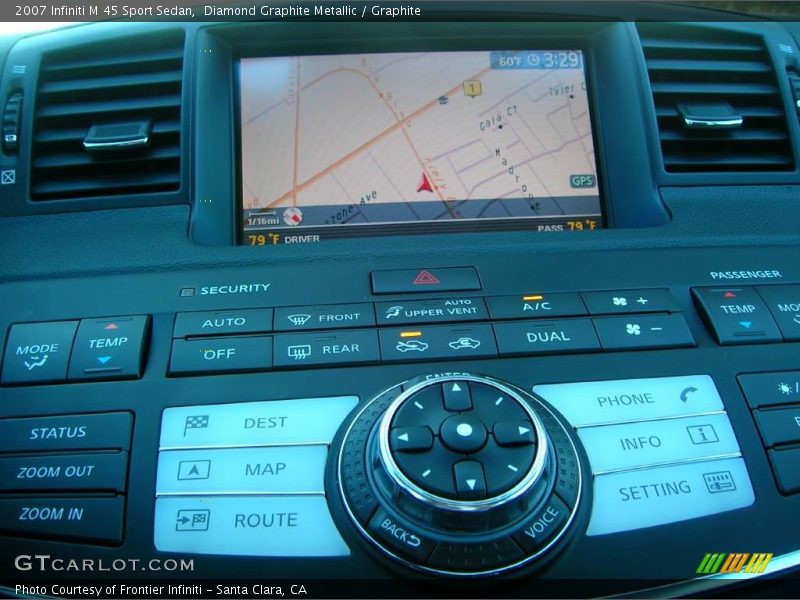 Diamond Graphite Metallic / Graphite 2007 Infiniti M 45 Sport Sedan