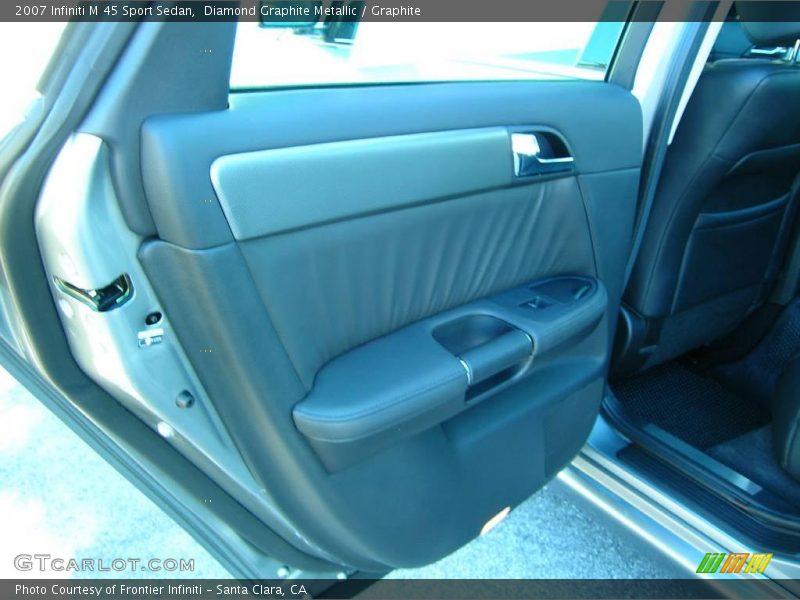 Diamond Graphite Metallic / Graphite 2007 Infiniti M 45 Sport Sedan