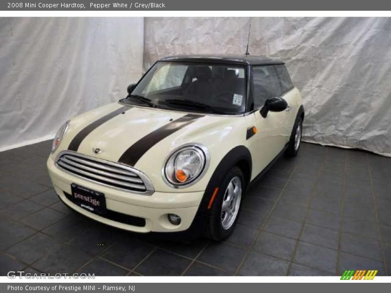 Pepper White / Grey/Black 2008 Mini Cooper Hardtop