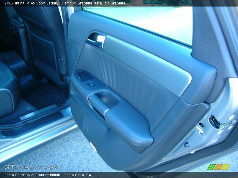 Diamond Graphite Metallic / Graphite 2007 Infiniti M 45 Sport Sedan
