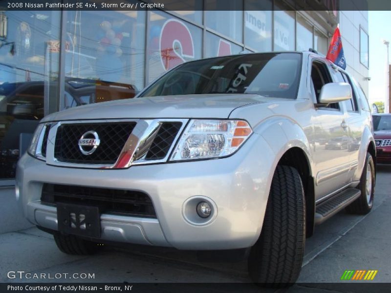 Storm Gray / Graphite 2008 Nissan Pathfinder SE 4x4