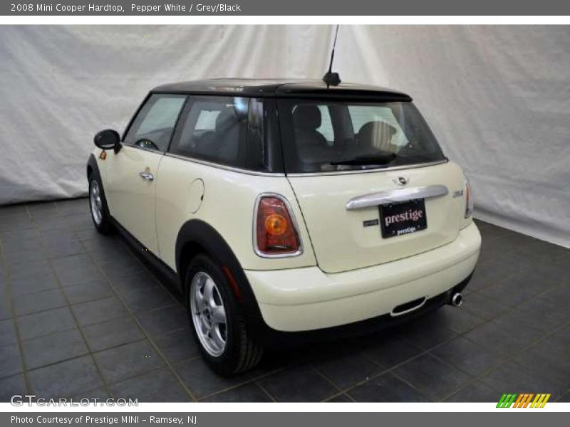 Pepper White / Grey/Black 2008 Mini Cooper Hardtop