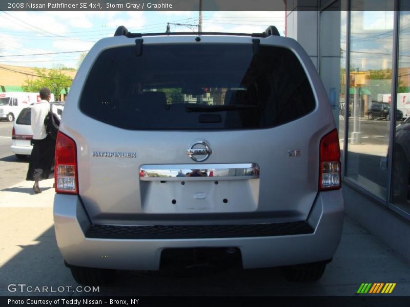 Storm Gray / Graphite 2008 Nissan Pathfinder SE 4x4