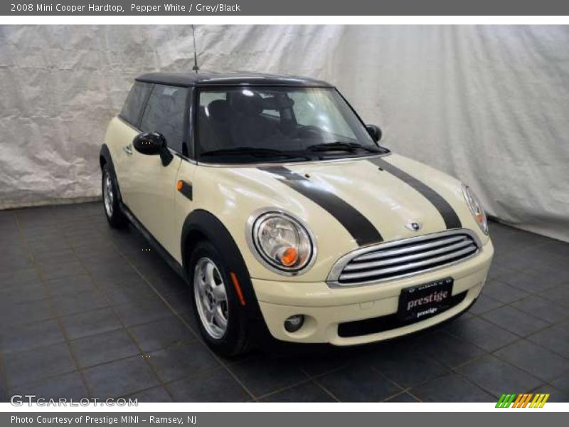 Pepper White / Grey/Black 2008 Mini Cooper Hardtop