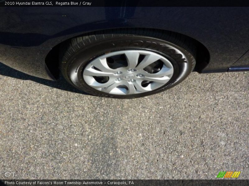 Regatta Blue / Gray 2010 Hyundai Elantra GLS