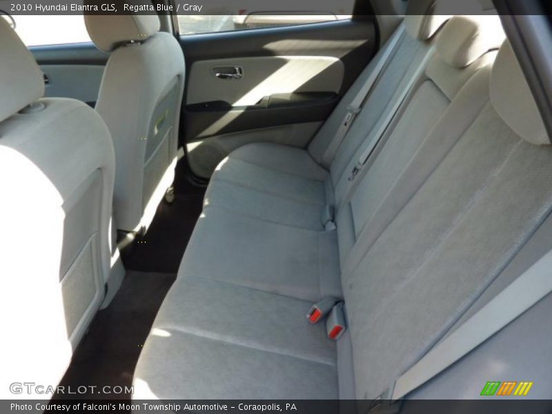 Regatta Blue / Gray 2010 Hyundai Elantra GLS