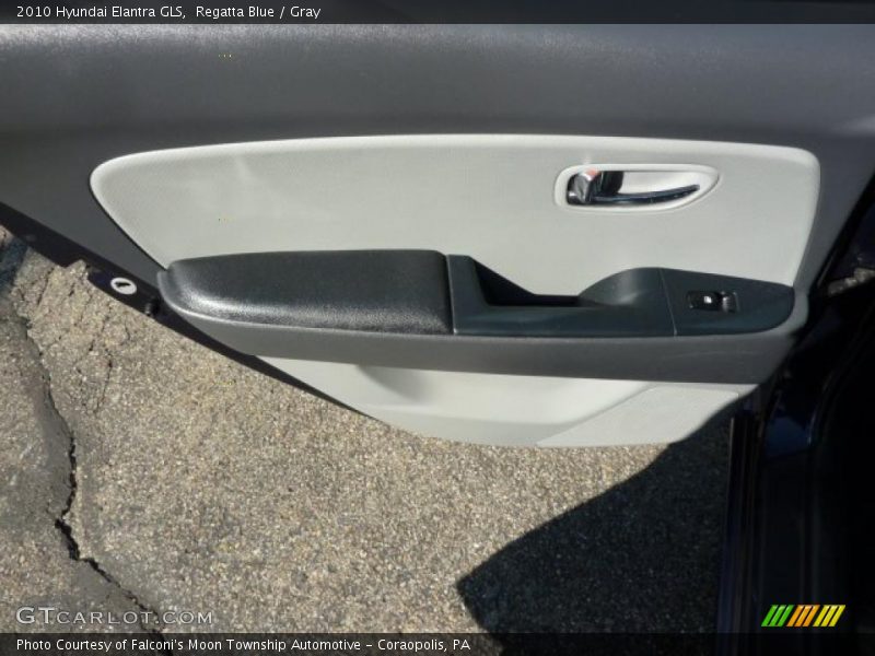Regatta Blue / Gray 2010 Hyundai Elantra GLS