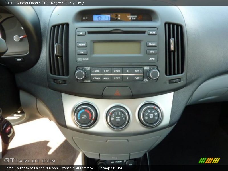 Regatta Blue / Gray 2010 Hyundai Elantra GLS