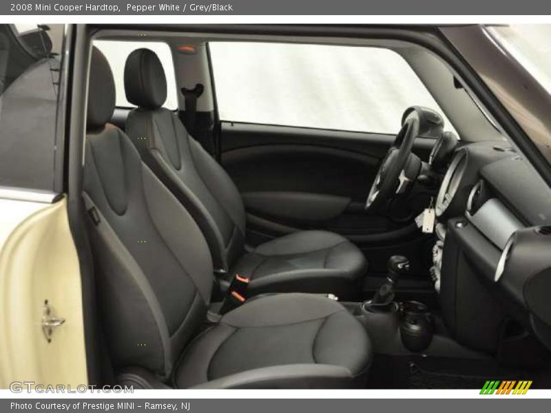 Pepper White / Grey/Black 2008 Mini Cooper Hardtop