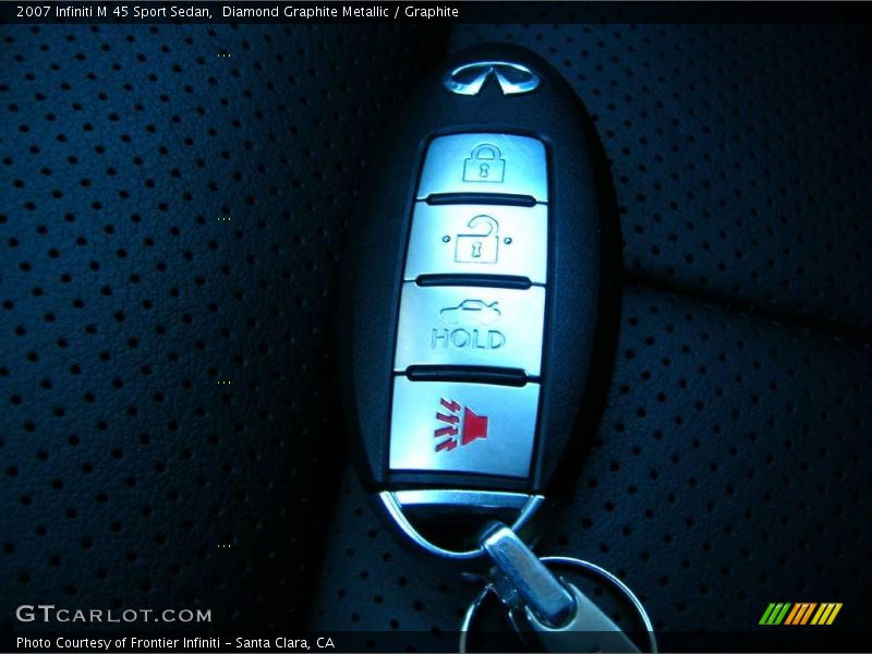Diamond Graphite Metallic / Graphite 2007 Infiniti M 45 Sport Sedan