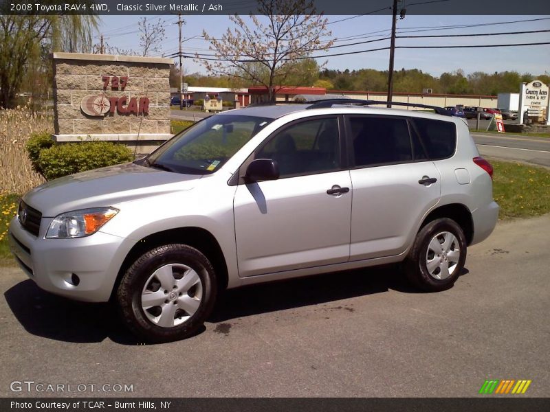 Classic Silver Metallic / Ash 2008 Toyota RAV4 4WD