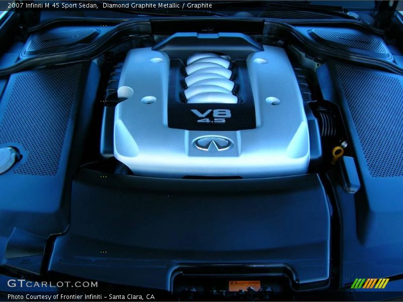 Diamond Graphite Metallic / Graphite 2007 Infiniti M 45 Sport Sedan
