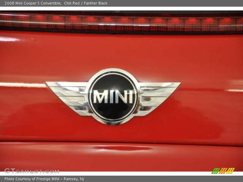 Chili Red / Panther Black 2008 Mini Cooper S Convertible