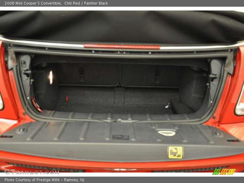 Chili Red / Panther Black 2008 Mini Cooper S Convertible