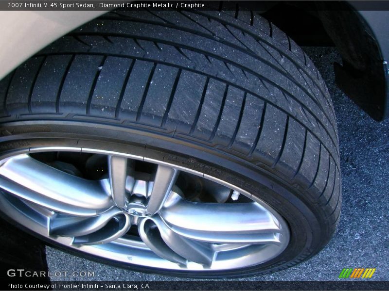 Diamond Graphite Metallic / Graphite 2007 Infiniti M 45 Sport Sedan