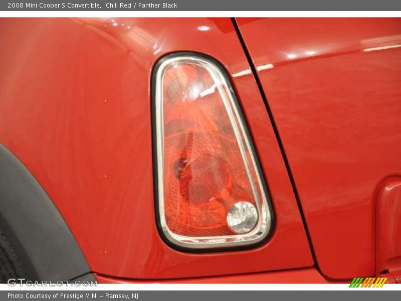 Chili Red / Panther Black 2008 Mini Cooper S Convertible
