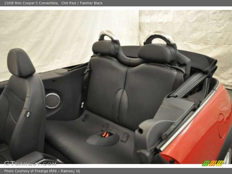 Chili Red / Panther Black 2008 Mini Cooper S Convertible