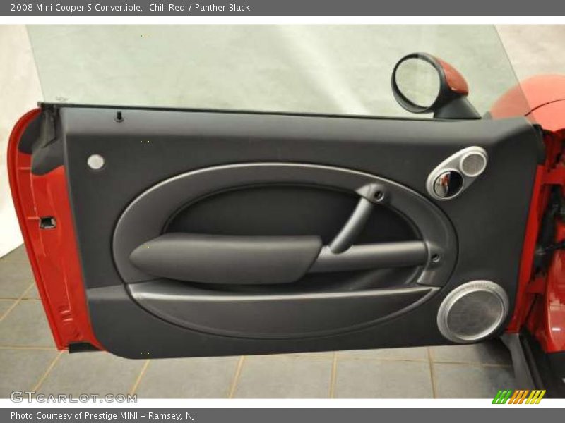 Chili Red / Panther Black 2008 Mini Cooper S Convertible