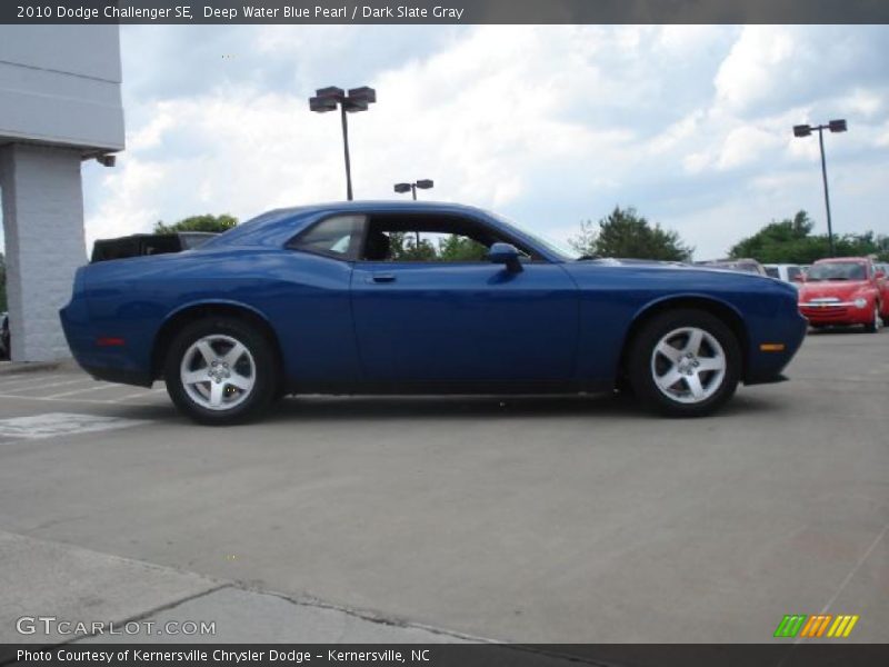 Deep Water Blue Pearl / Dark Slate Gray 2010 Dodge Challenger SE